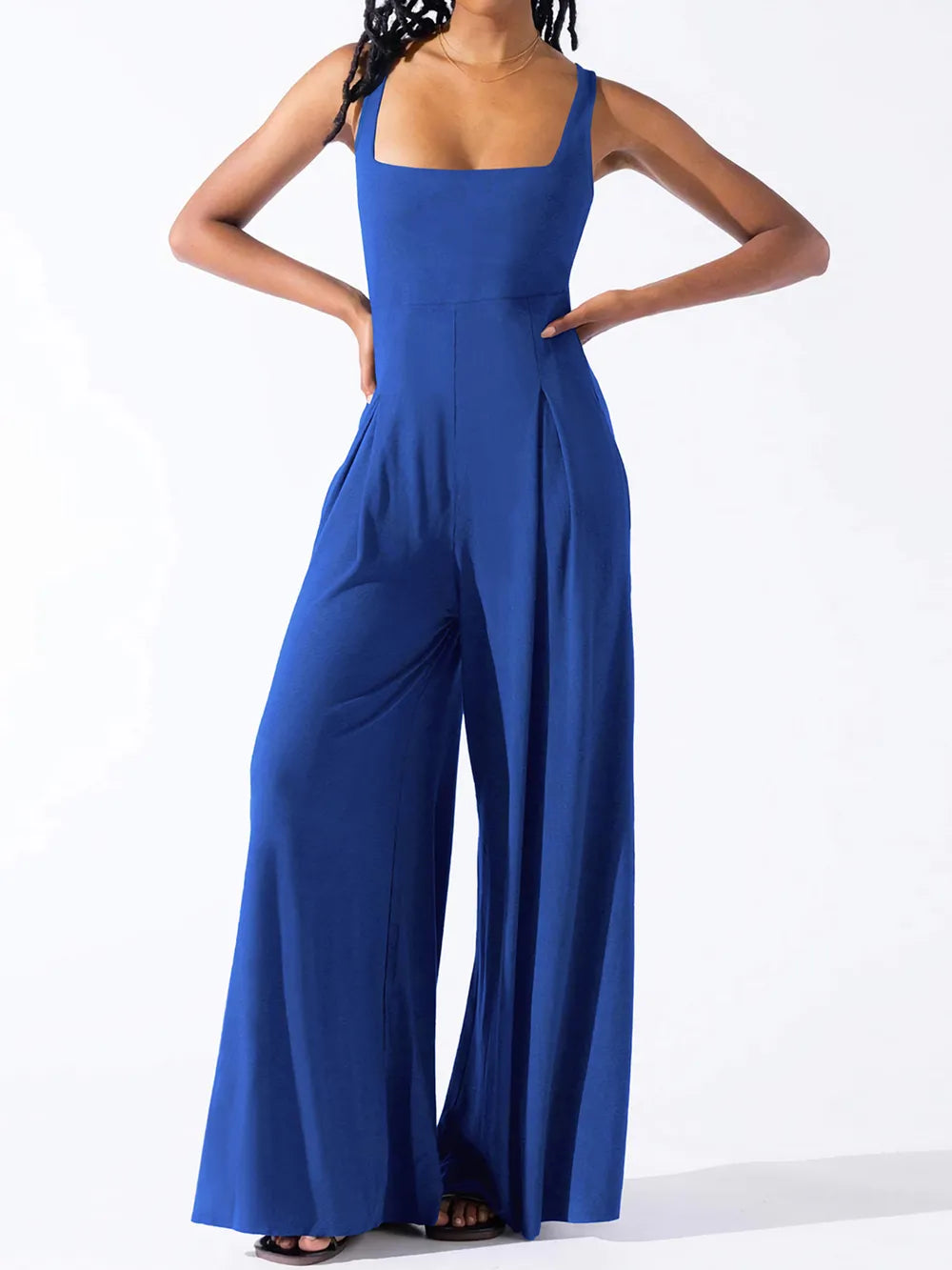Combinaison Casual-Chic à Bretelles