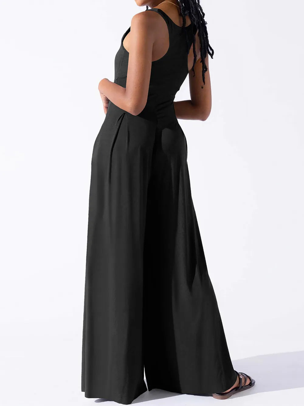 Combinaison Casual-Chic à Bretelles