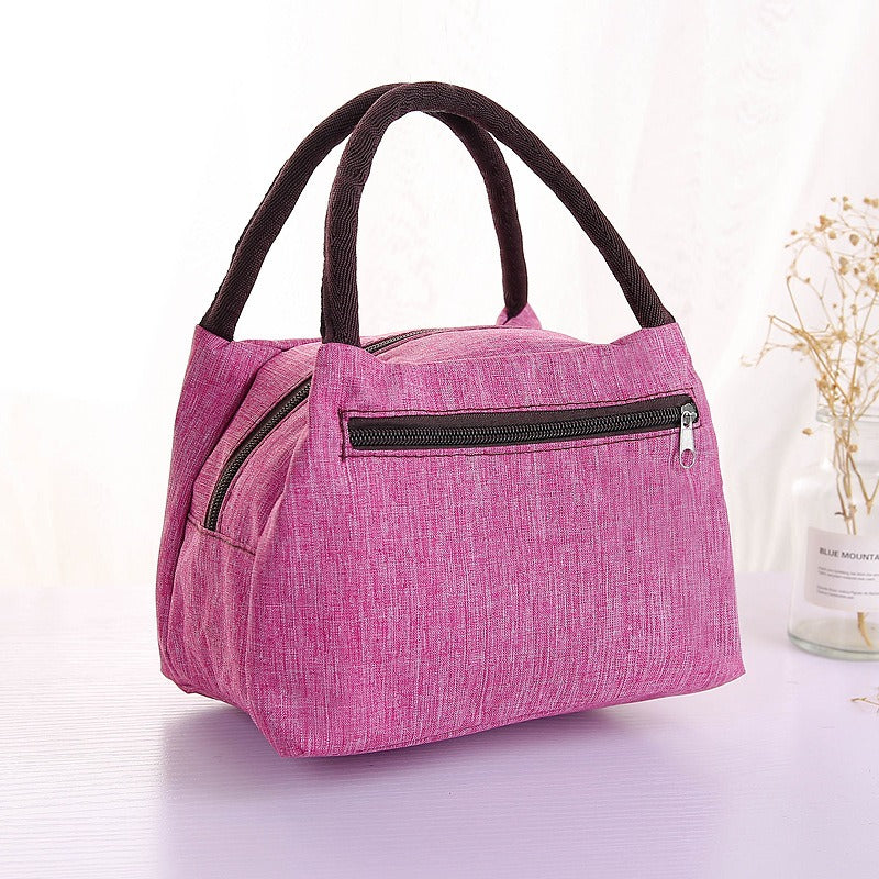 Sac Lunch Isotherme Pliable en Tissu Oxford