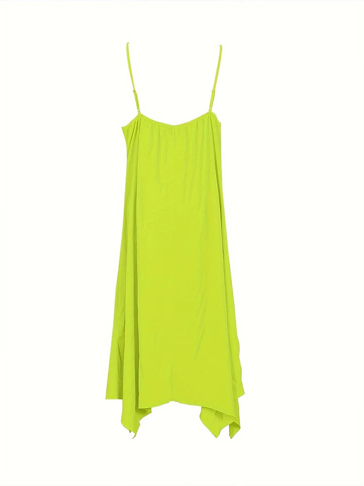 Robe grande taille col rond couleur unie