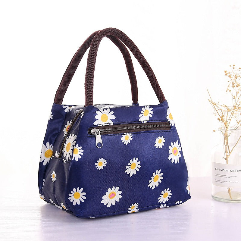Sac Lunch Isotherme Pliable en Tissu Oxford