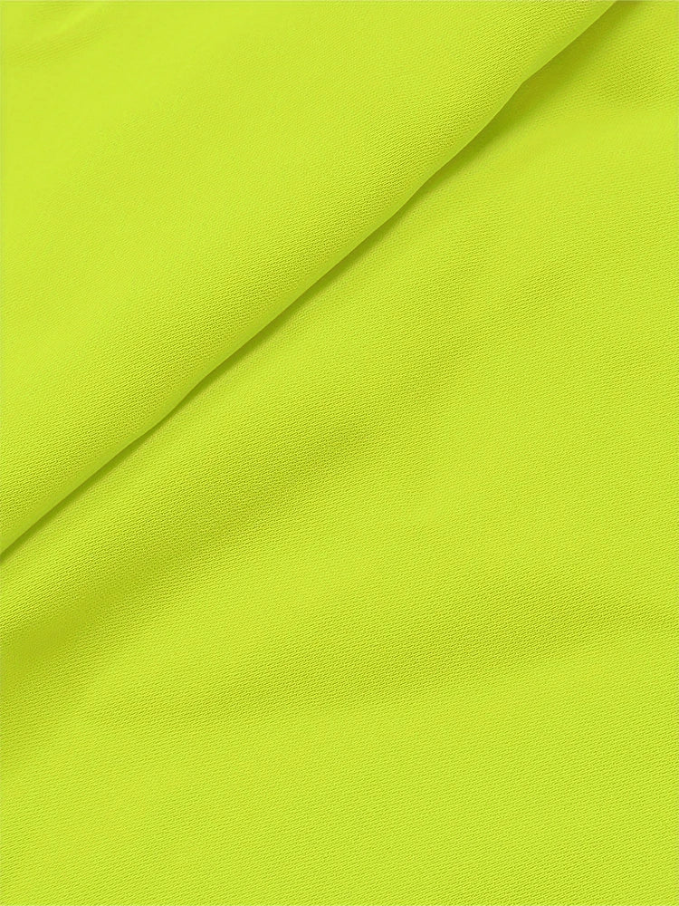 Robe grande taille col rond couleur unie