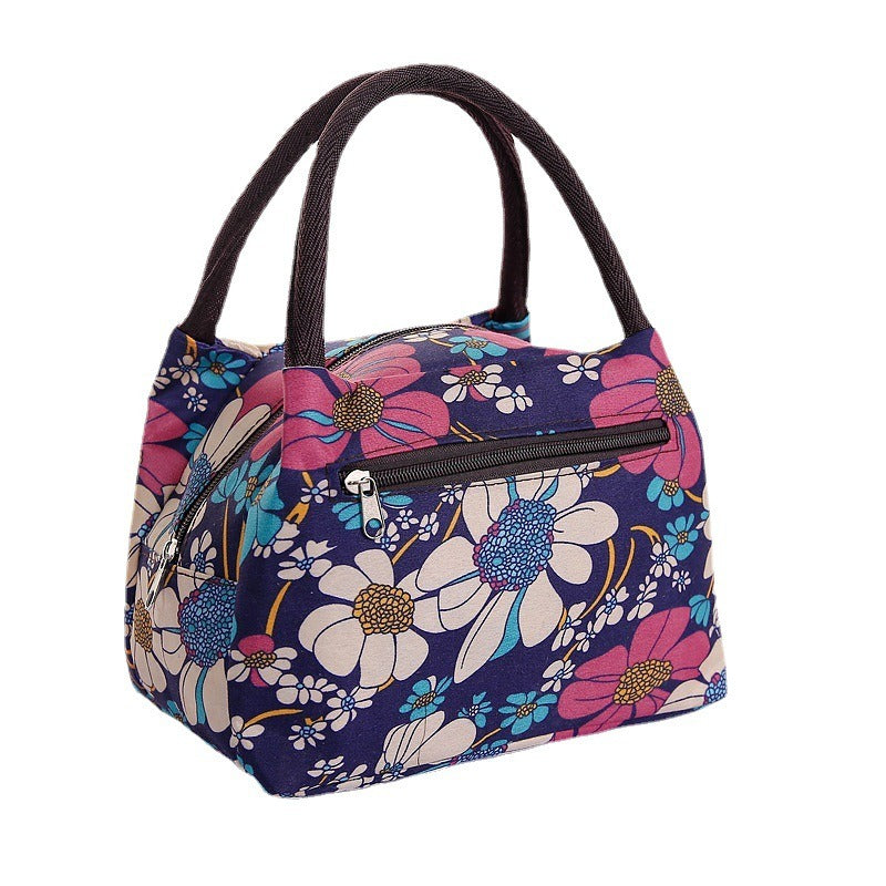Sac Lunch Isotherme Pliable en Tissu Oxford