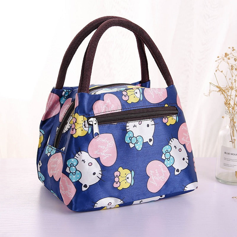 Sac Lunch Isotherme Pliable en Tissu Oxford