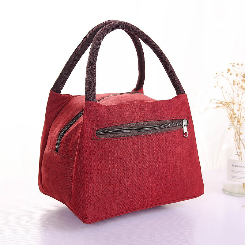 Sac Lunch Isotherme Pliable en Tissu Oxford