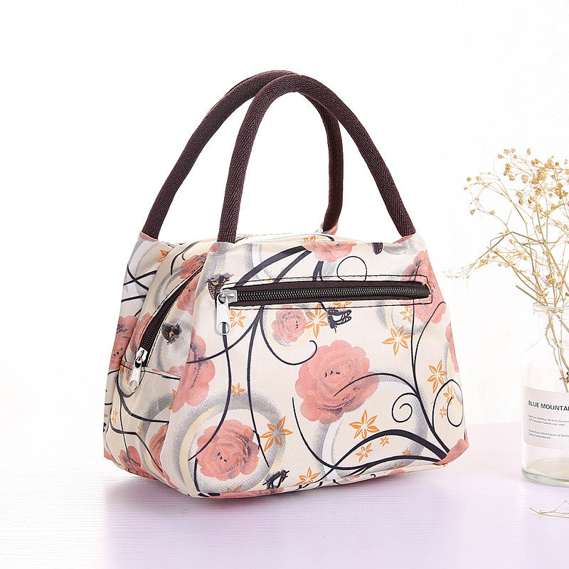 Sac Lunch Isotherme Pliable en Tissu Oxford