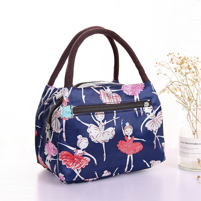 Sac Lunch Isotherme Pliable en Tissu Oxford