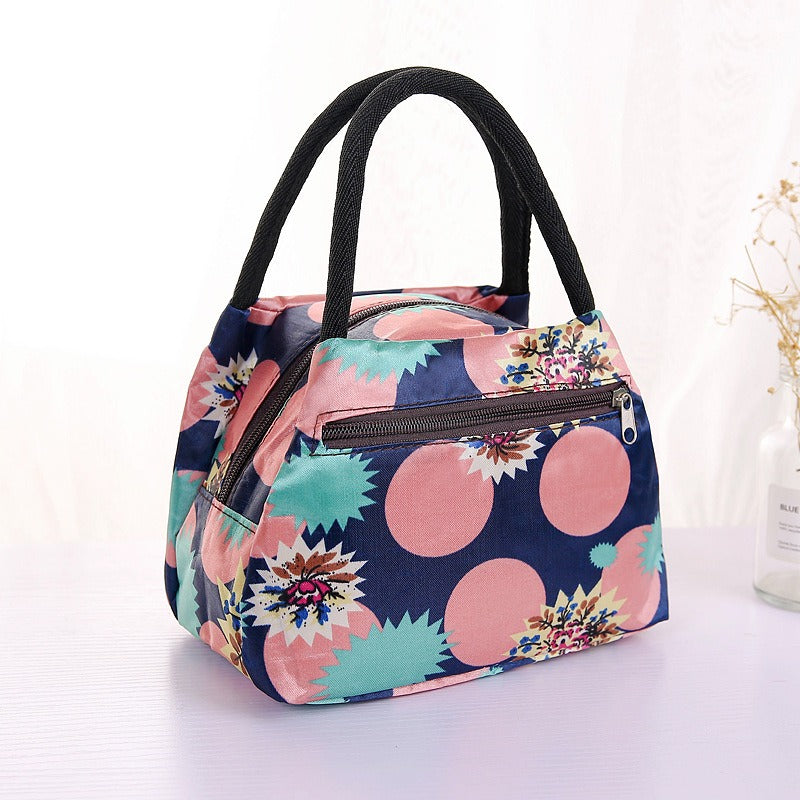 Sac Lunch Isotherme Pliable en Tissu Oxford