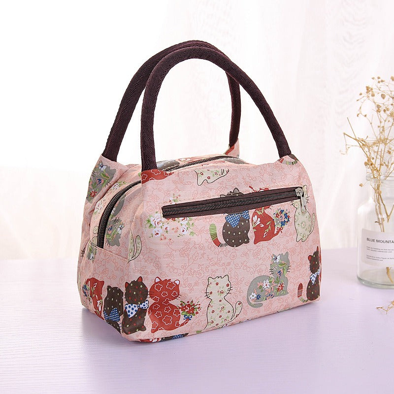 Sac Lunch Isotherme Pliable en Tissu Oxford