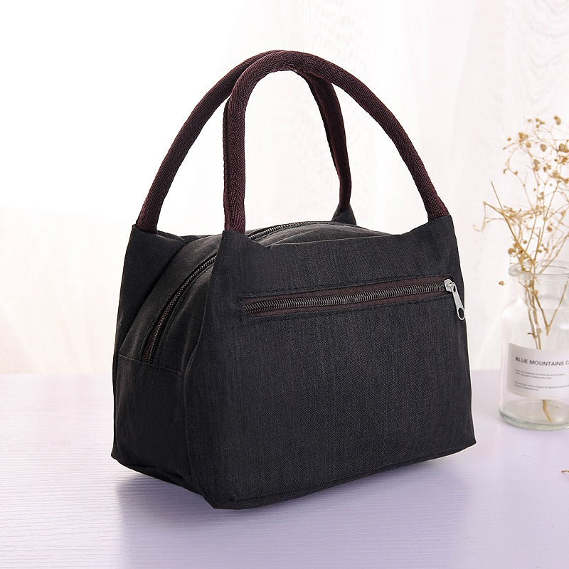 Sac Lunch Isotherme Pliable en Tissu Oxford