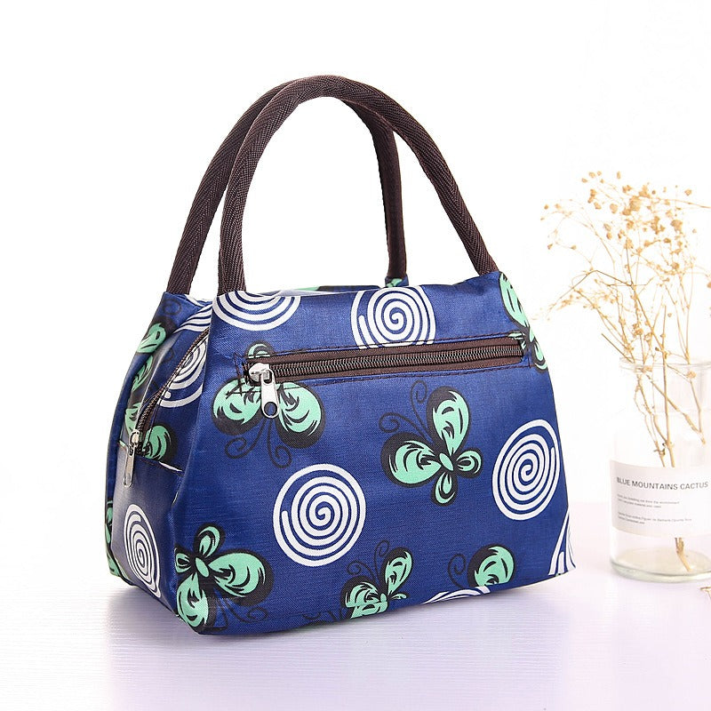 Sac Lunch Isotherme Pliable en Tissu Oxford