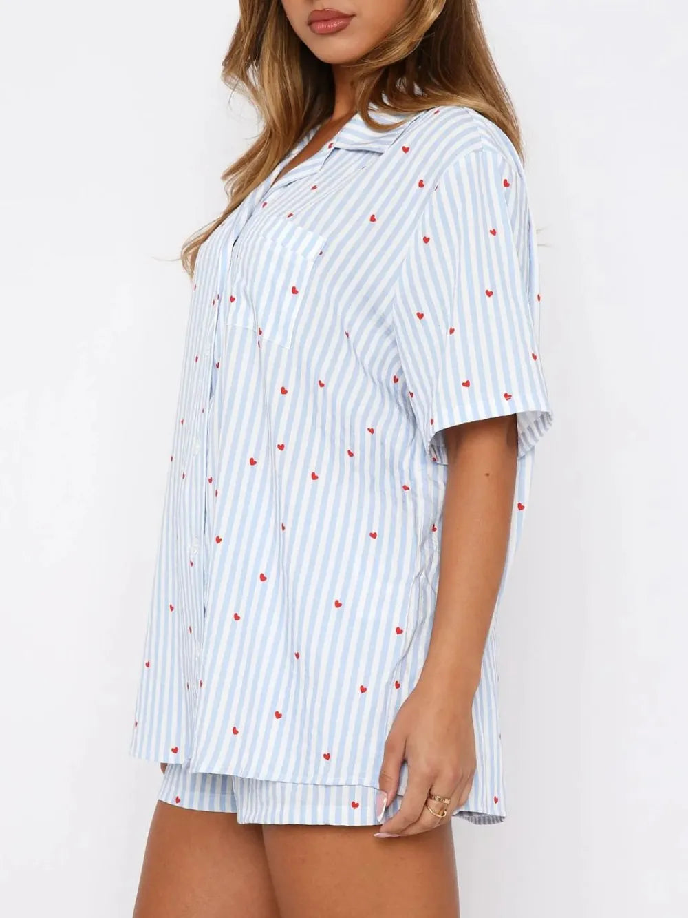 Ensemble Élégant à Boutons et Nœud