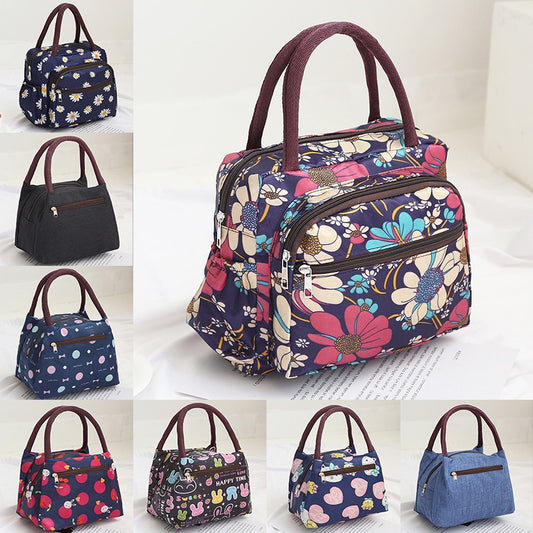 Sac Lunch Isotherme Pliable en Tissu Oxford