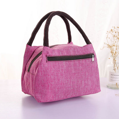 Sac Lunch Isotherme Pliable en Tissu Oxford