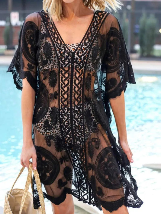 Robe de Plage en Dentelle