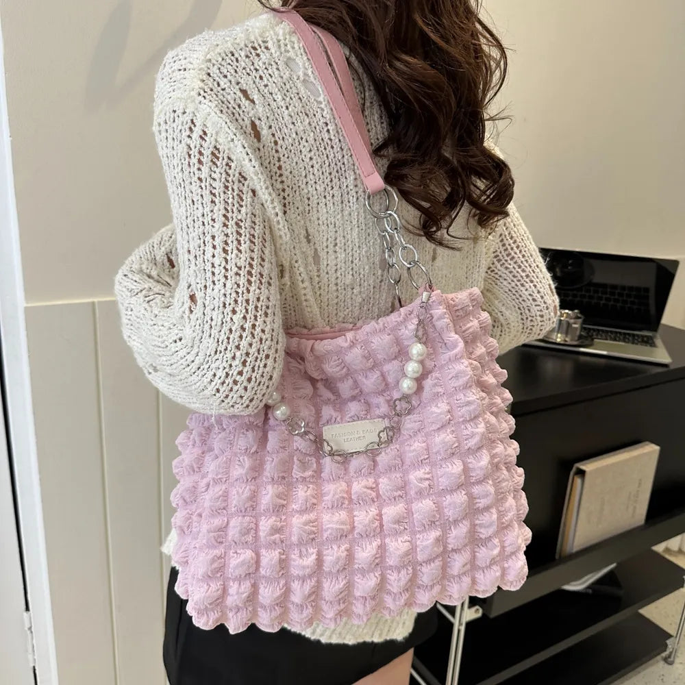 Sac fouree tout texturé à bulles