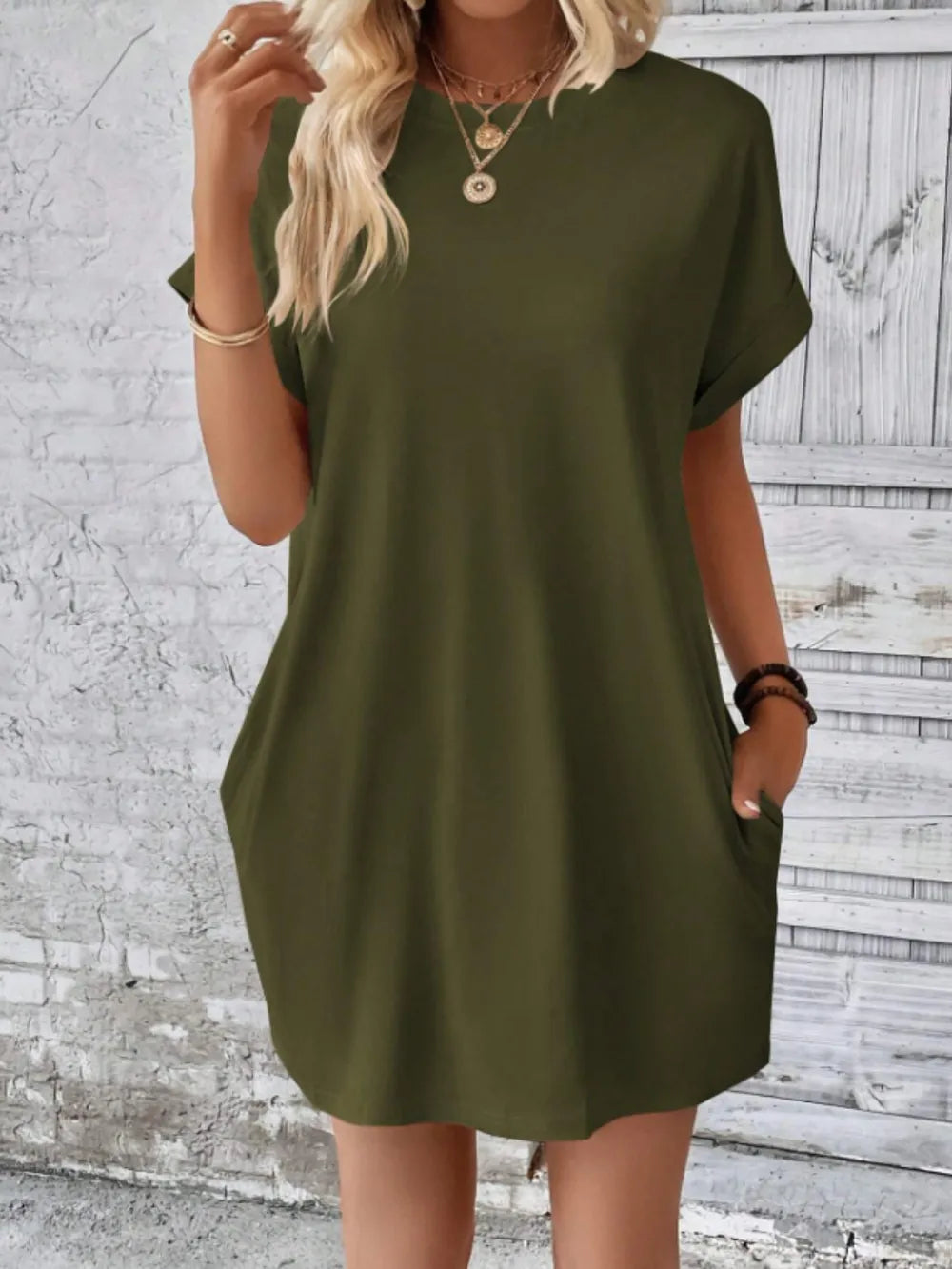 Robe élégant avec poches