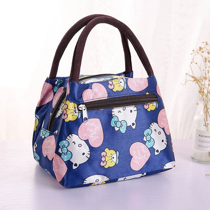 Sac Lunch Isotherme Pliable en Tissu Oxford