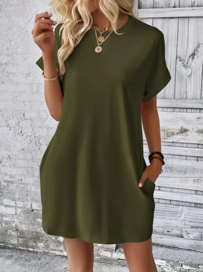 Robe élégant avec poches
