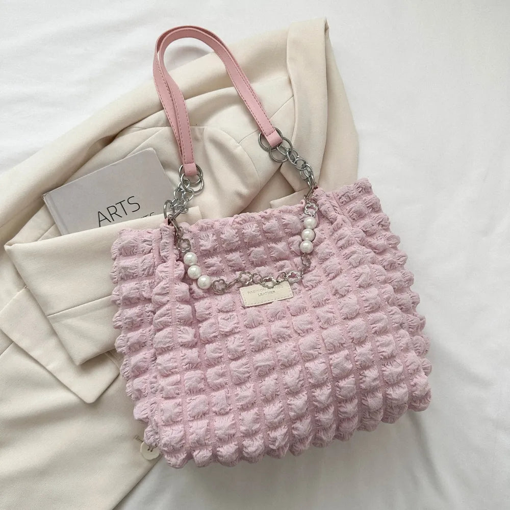 Sac fouree tout texturé à bulles