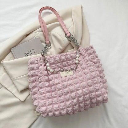 Sac fouree tout texturé à bulles
