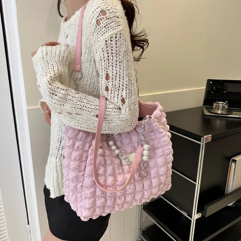 Sac fouree tout texturé à bulles