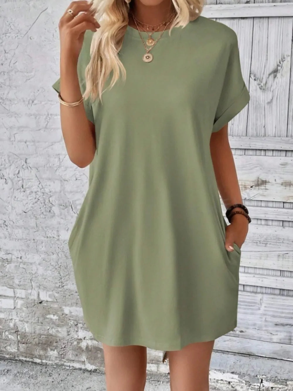 Robe élégant avec poches