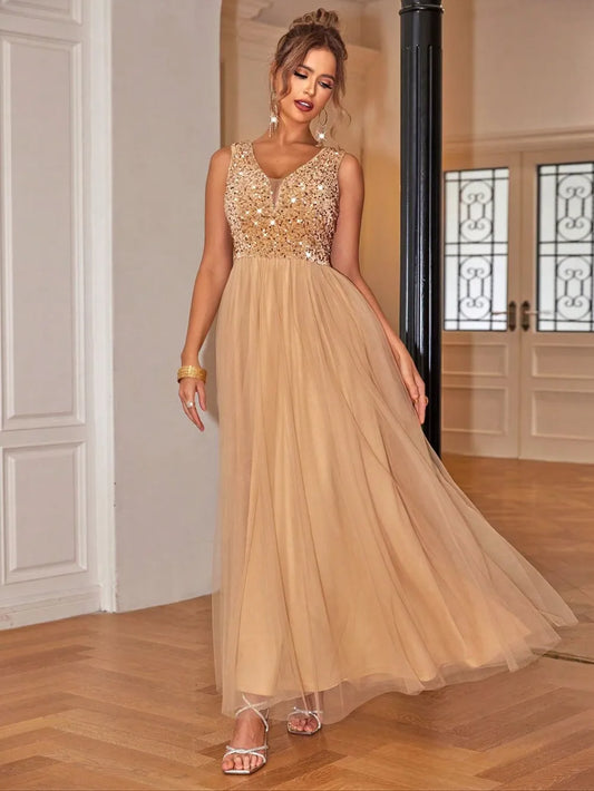 Robe pailletée élégante