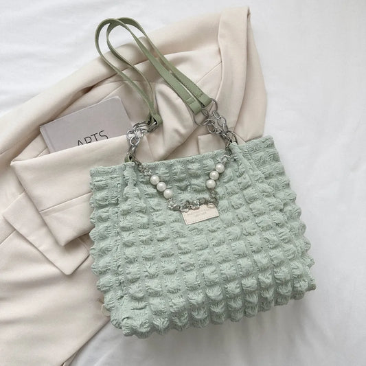 Sac fouree tout texturé à bulles