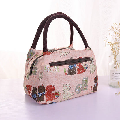 Sac Lunch Isotherme Pliable en Tissu Oxford
