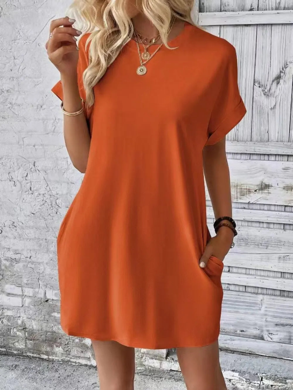 Robe élégant avec poches