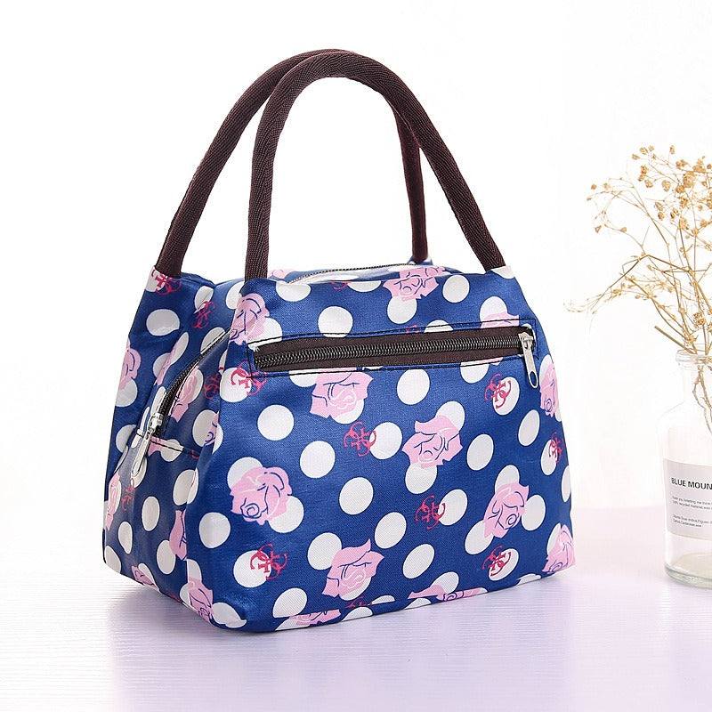 Sac Lunch Isotherme Pliable en Tissu Oxford