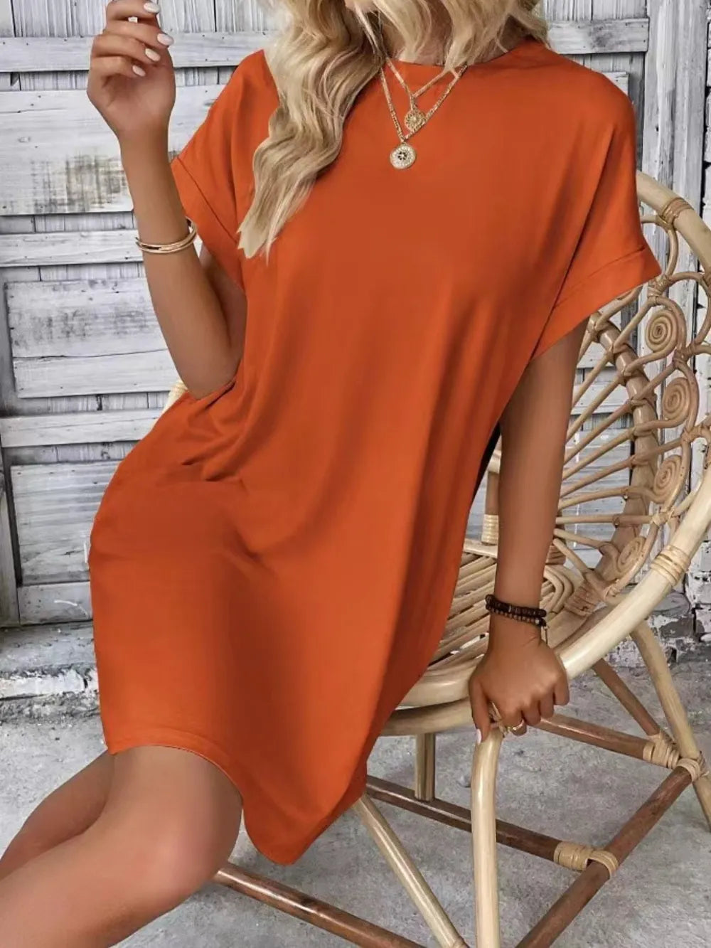 Robe élégant avec poches