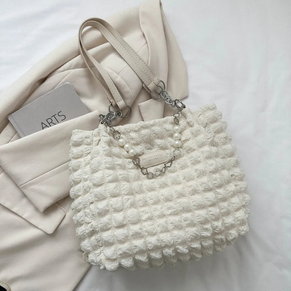 Sac fouree tout texturé à bulles