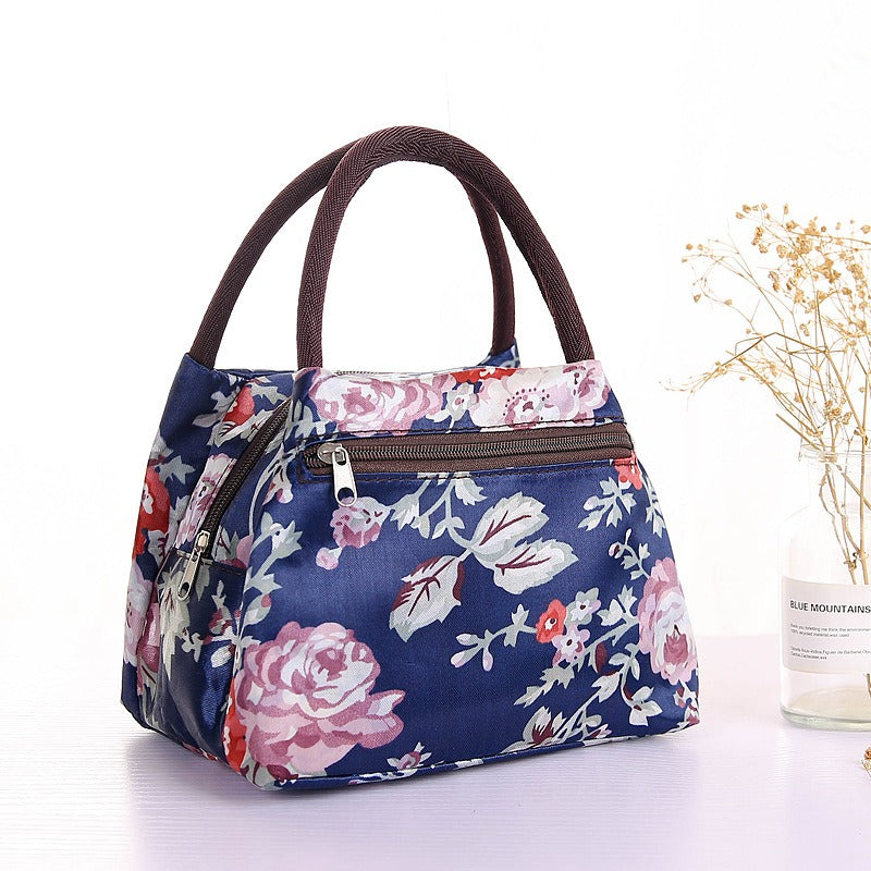 Sac Lunch Isotherme Pliable en Tissu Oxford