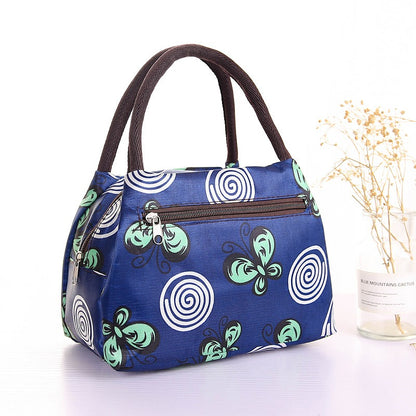 Sac Lunch Isotherme Pliable en Tissu Oxford